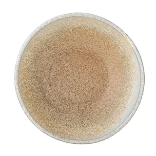 Kom aardewerk naturel Paula 16cm van Bloomingville, aan de achterzijde met afwerking zichtbaar