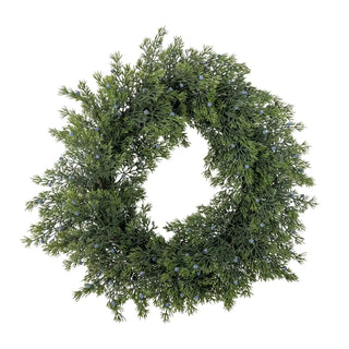 Krans metaal groen Juniper 55cm van Bloomingville, duidelijk als hoofdfoto afgebeeld