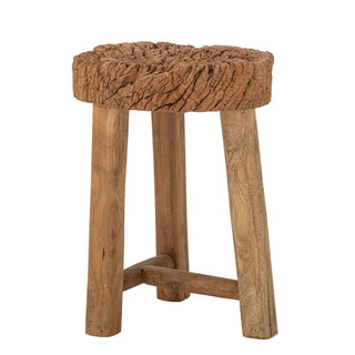 Kruk gerecycled hout naturel Delray 33cm van Bloomingville, duidelijk als hoofdfoto afgebeeld