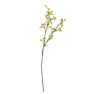Kunsttak bloesem geel Hawthorn 84 cm van Bloomingville, van bovenaf met vorm en indeling zichtbaar
