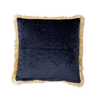 Kussen viscose blauw Eydis 45x45cm van Bloomingville, vanuit een aanvullend productaanzicht