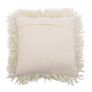 Kussen wol nature Star 45x45cm van Bloomingville, vanuit een aanvullend productaanzicht