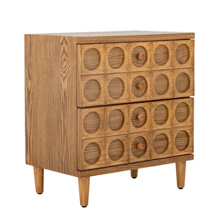 Ladekast mdf bruin Vester 61cm van Bloomingville, van dichtbij met materiaal en afwerking zichtbaar