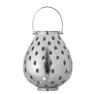 Lantaarn aluminium zilver Maika van Bloomingville, duidelijk als hoofdfoto afgebeeld