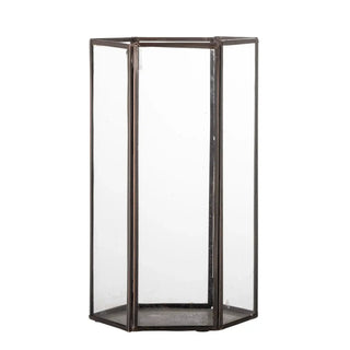 Lantaarn glas koper Acentia 26cm van Bloomingville, duidelijk als hoofdfoto afgebeeld