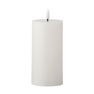 LED kaars wit Ponza Ø7,5×15 cm van Bloomingville, duidelijk als hoofdfoto afgebeeld