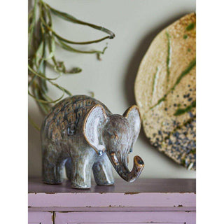 Longuro ornament bruin 14cm van Bloomingville, toegepast in een sfeervolle interieursetting