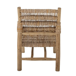 Lounge chair teak nature Ruthy van Bloomingville, met aandacht voor materiaal en afwerking