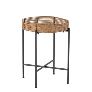 Lounge set naturel Dudine van Bloomingville, schuin van voren met vorm en afwerking zichtbaar