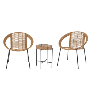 Lounge set naturel Dudine van Bloomingville, duidelijk als hoofdfoto afgebeeld