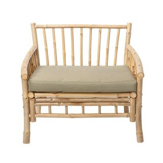 Lounge stoel bamboe nature Sole van Bloomingville, met aandacht voor materiaal en afwerking