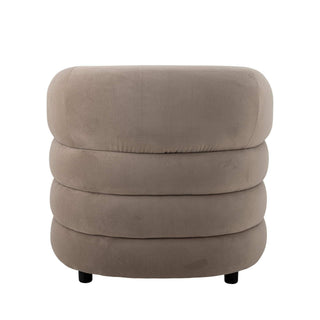 Loungefauteuil grijs Joel van Bloomingville, van bovenaf met vorm en indeling zichtbaar