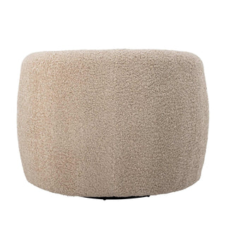 Loungefauteuil polyester nature Bocca van Bloomingville, vanuit een aanvullend productaanzicht