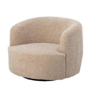 Loungefauteuil polyester nature Bocca van Bloomingville, duidelijk als hoofdfoto afgebeeld