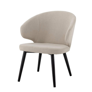 Loungestoel polyester naturel Loon van Bloomingville, duidelijk als hoofdfoto afgebeeld