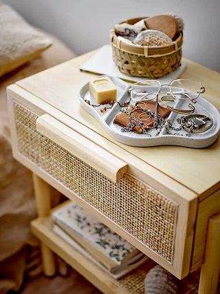 Mand bamboe nature Toulon van Bloomingville, toegepast in een sfeervolle interieursetting