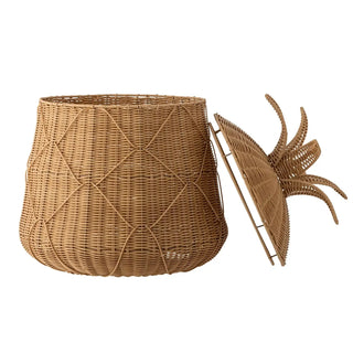 Mand polyrattan naturel Anann 49cm van Bloomingville, vanuit een aanvullend productaanzicht