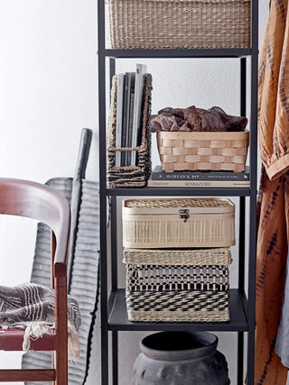 Mand vurenhout nature Wilja - set van 3 van Bloomingville, in een gestileerde productopstelling