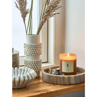 Marmor-Tablett Ivette braun 20cm - Het Adres