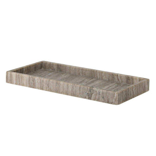 Marmor-Tablett Majsa braun 38x18cm - Het Adres