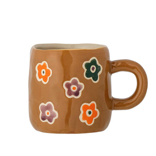 Addy mok aardewerk bruin - 130ml van Bloomingville Mini, vanuit een aanvullend productaanzicht