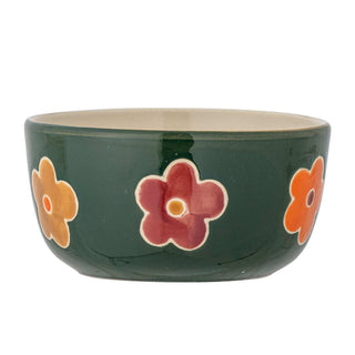 Addy schaal aardewerk groen 12cm van Bloomingville Mini, duidelijk als hoofdfoto afgebeeld