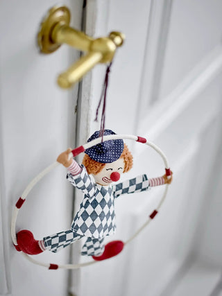 Alfredo hangmobiel katoen blauw 25cm van Bloomingville Mini, toegepast in een sfeervolle interieursetting