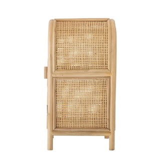 Anuke kast rotan naturel 47cm van Bloomingville Mini, met materiaal en structuur van dichtbij zichtbaar