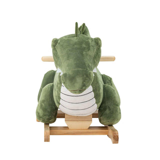 Arnie schommeldier polyester groen van Bloomingville Mini, aan de achterzijde met afwerking zichtbaar