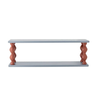 Bibiola wandplank hout blauw 80cm van Bloomingville Mini, duidelijk als hoofdfoto afgebeeld