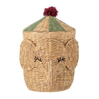Bobo opbergmand waterhyacint naturel 50cm van Bloomingville Mini, duidelijk als hoofdfoto afgebeeld