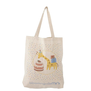 Celebrate shopper katoen blauw van Bloomingville Mini, duidelijk als hoofdfoto afgebeeld