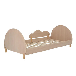 Charli bed bruin van Bloomingville Mini, van bovenaf met vorm en indeling zichtbaar