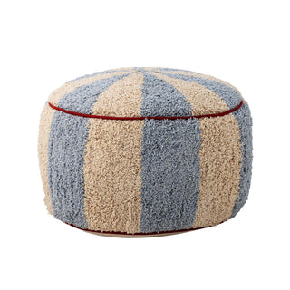 Charoline poef katoen blauw 44cm van Bloomingville Mini, duidelijk als hoofdfoto afgebeeld