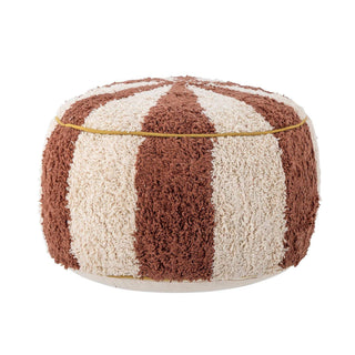 Charoline poef katoen bruin 44cm van Bloomingville Mini, duidelijk als hoofdfoto afgebeeld