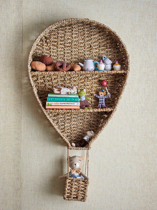 Ditter wandplank zeegras naturel 105c van Bloomingville Mini, toegepast in een sfeervolle interieursetting