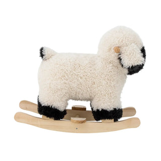 Dolly hobbelschaap polyester wit van Bloomingville Mini, vanuit een aanvullend productaanzicht