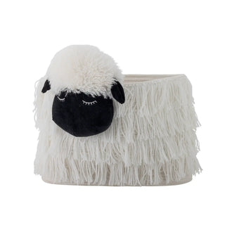 Dolly mand polyester wit 40cm van Bloomingville Mini, duidelijk als hoofdfoto afgebeeld