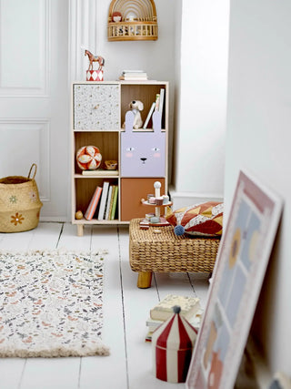 Flor circuspaard decoratie 19cm van Bloomingville Mini, aan de achterzijde met afwerking zichtbaar