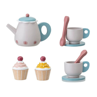 Gentrim theeservies speelset hout multicolor van Bloomingville Mini, vanuit een aanvullend productaanzicht