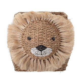 Harrison opbergmand bankuan gras naturel van Bloomingville Mini, van dichtbij met materiaal en afwerking zichtbaar
