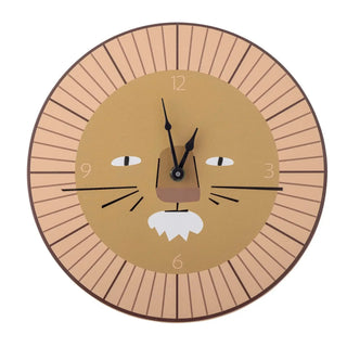 Harrison wandklok hout bruin 23cm van Bloomingville Mini, duidelijk als hoofdfoto afgebeeld