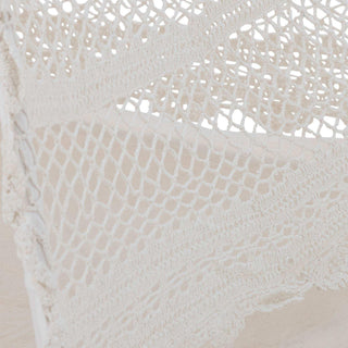 Herle kindertipi katoen beige 100cm van Bloomingville Mini, in een gestileerde detailopstelling