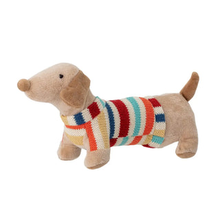 Hilena knuffel multicolor van Bloomingville Mini, van bovenaf met vorm en indeling zichtbaar