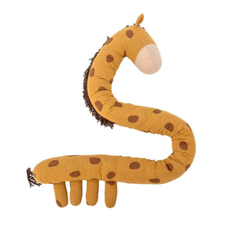 Ibber knuffel katoen oranje 184cm van Bloomingville Mini, met stof en structuur van dichtbij zichtbaar