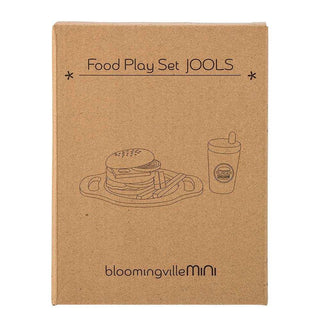 Jools Burger speelset hout bruin van Bloomingville Mini, vanuit een aanvullend productaanzicht