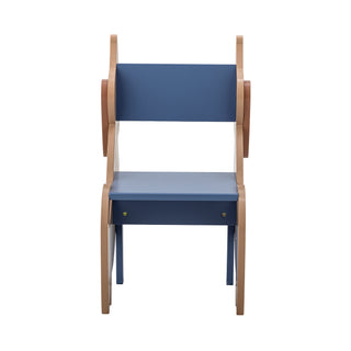 Kinderstoel Charlie 33×57×44 cm van Bloomingville Mini, van bovenaf met vorm en indeling zichtbaar