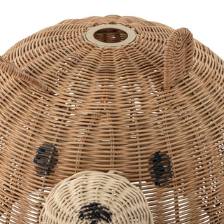 Lampenkap rotan naturel Lilu Ø40×30 cm van Bloomingville Mini, vanuit een aanvullend productaanzicht