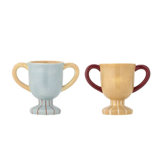 Mok aardewerk - set van 2 van Bloomingville Mini, vanuit een aanvullend productaanzicht