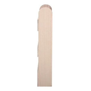 Moris wandrek paulowniahout naturel 70cm van Bloomingville Mini, van bovenaf met vorm en indeling zichtbaar